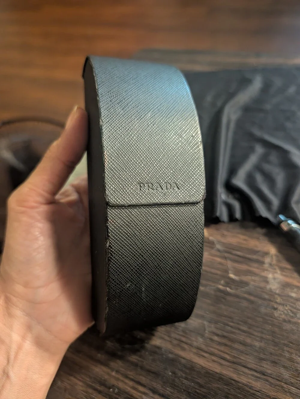 Prada SPR 18L-A 7ZK-4V1 Purple sunglasses Logo temple Plaque Size 58-15-13 NEW